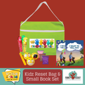 Kidz Reset Bag & Small Book Set Combo